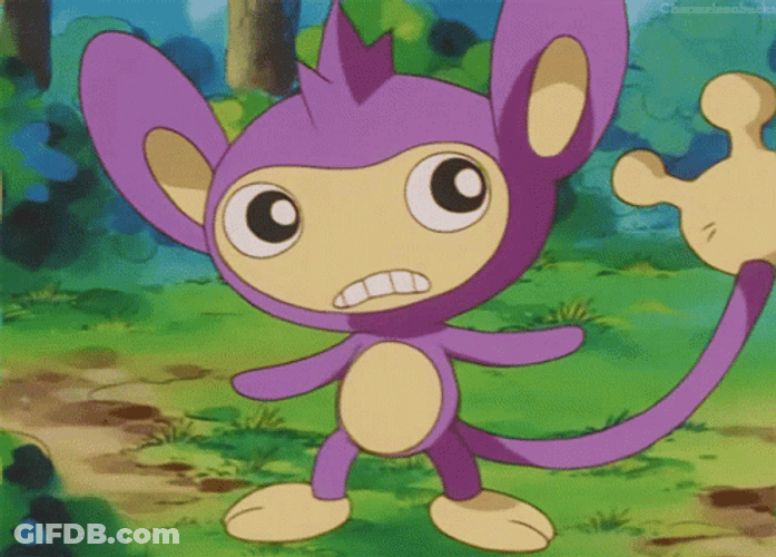 Aipom's Sigh Of Relief GIF