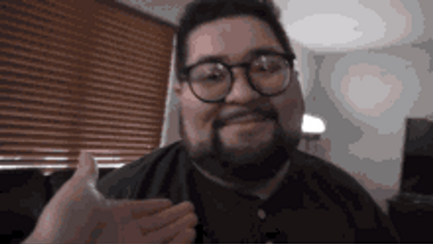 Air Hug Happy Smiling Guy Laughing GIF