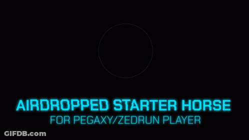 Airdropped Starter Horse For Pegaxy Zedrun GIF