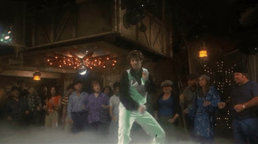 Airplane Movie Club Dancing Guy GIF