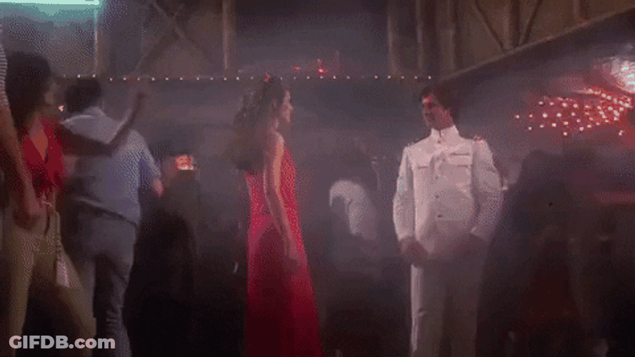 Airplane Movie Disco Awkward GIF