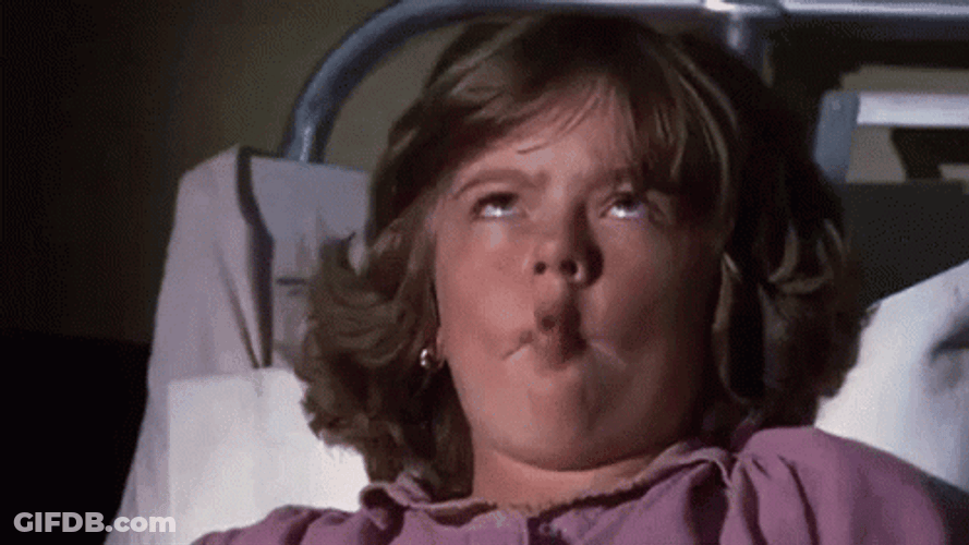 Airplane Movie Jill Whelan Make Face GIF