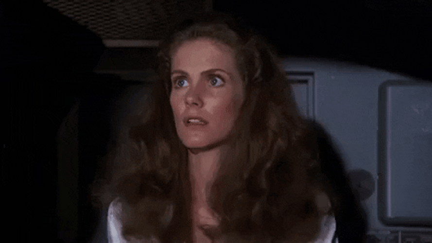Airplane Movie Julie Hagerty Shocked GIF