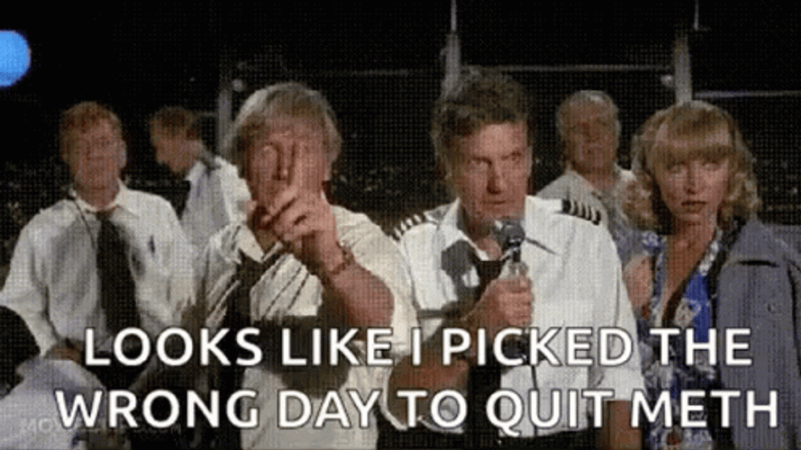 Airplane Movie Meth Jump Quit GIF