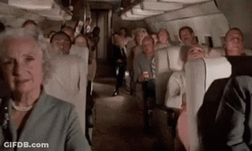 Airplane Movie Never Coffee Need GIF