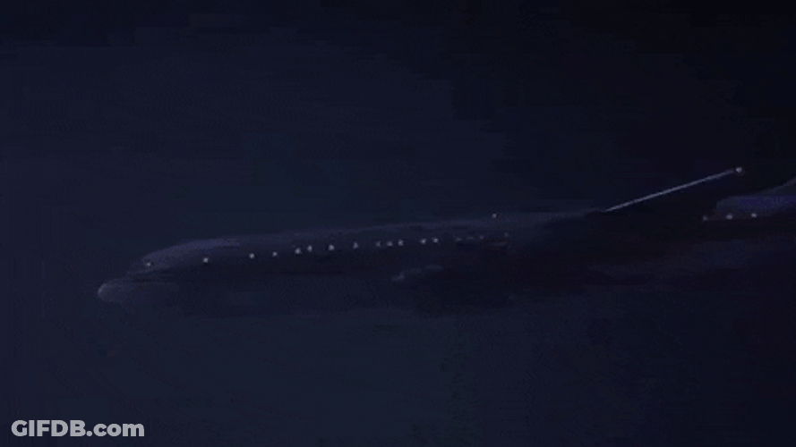 Airplane Movie Night Flight GIF
