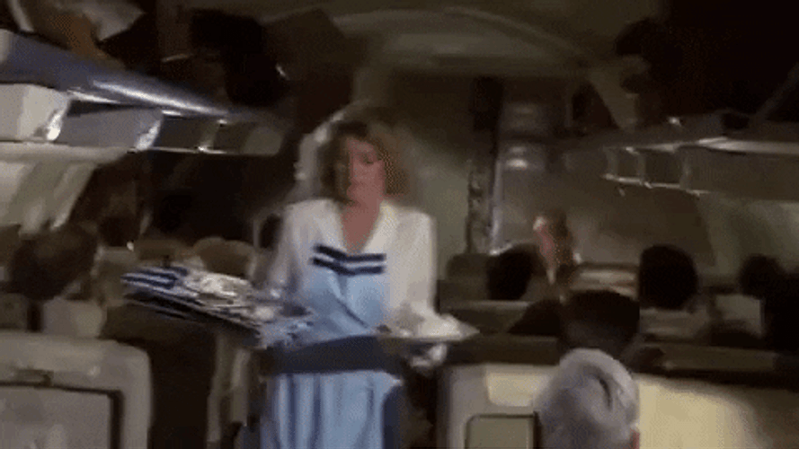Airplane Movie Tilting Fail Serve GIF