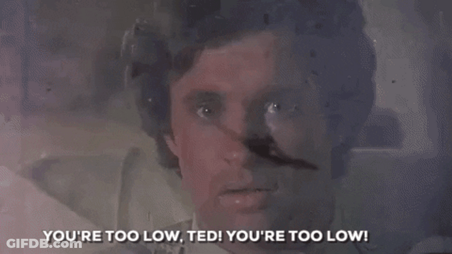 Airplane Movie You're Too Low GIF