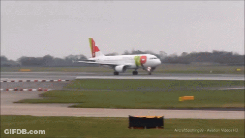 Airplane On Runway Aircraftspotting99 GIF