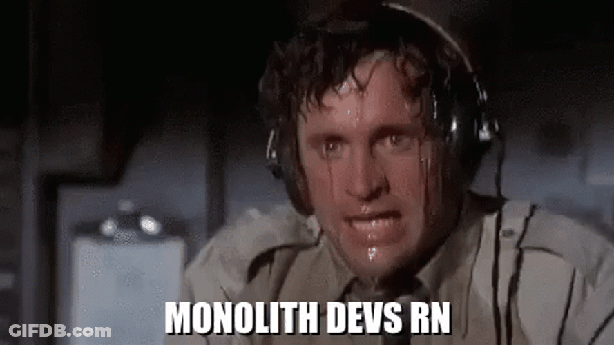 Airplane Ted Strike Funny Meme About Monolith GIF