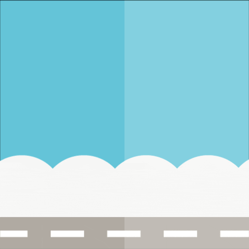 Airplane Travel Animation GIF
