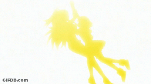 Airplane Wing With Yellow Tail Over Runway GIF