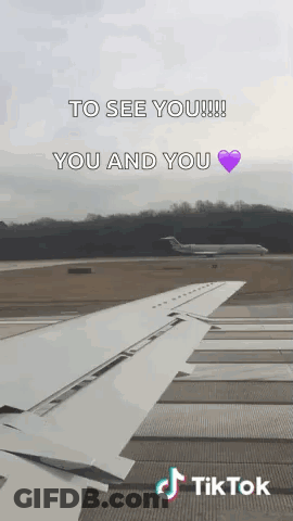 Airplane With To See You You GIF