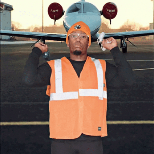 Airport Marshal Signal Signs Runway GIF