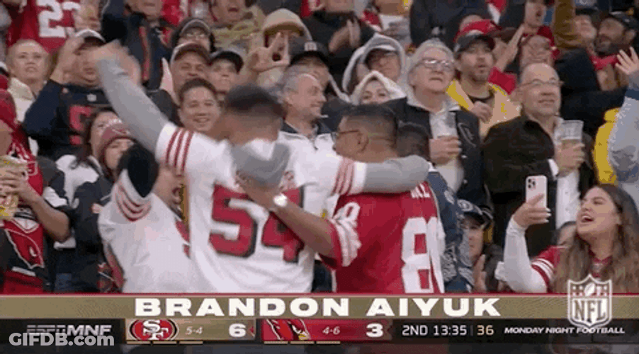 Aiyuk Happy Brandon Jumping GIF