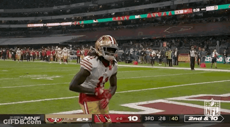 Aiyuk Motivating Team GIF