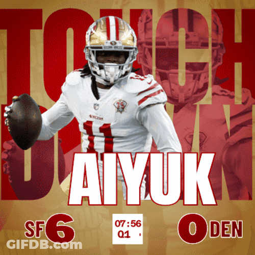 Aiyuk Touch Down GIF