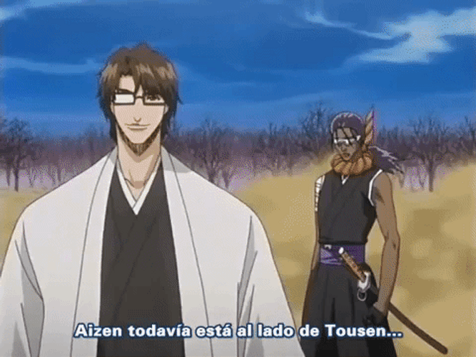 Aizen Cool Fight GIF