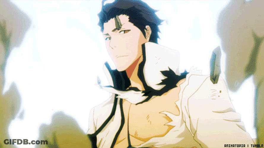 Aizen In Destruction GIF