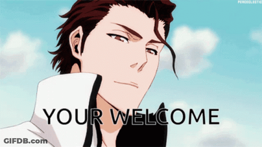 Aizen Your Welcome GIF