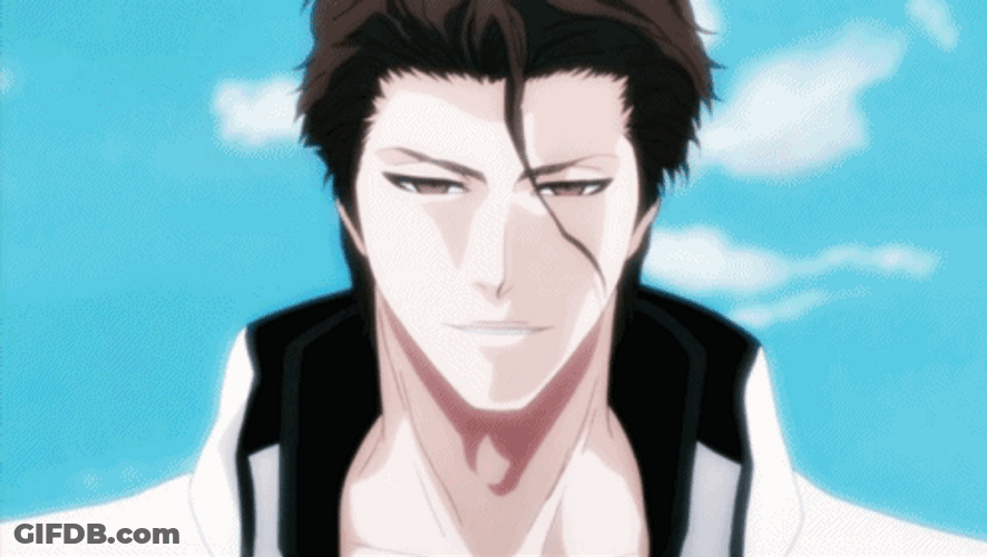 Aizen Zoom In GIF