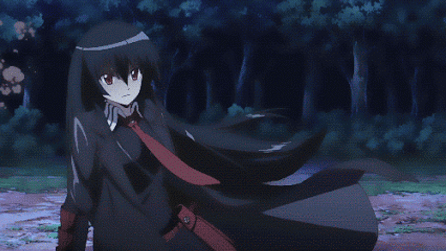 Akame Dodging A Bullet GIF
