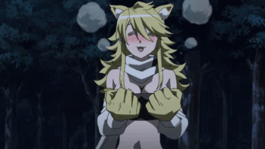 Akame Ga Kill Blushing Blonde Girl GIF