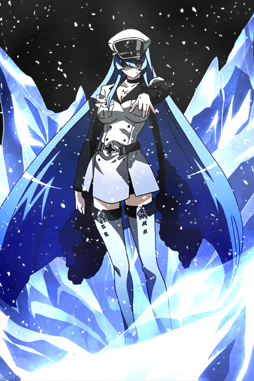 Akame Ga Kill Esdeath Ice Queen GIF