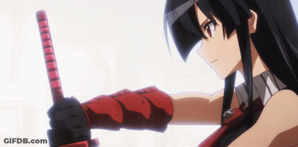 Akame Ga Kill Murasame Anime Sword GIF