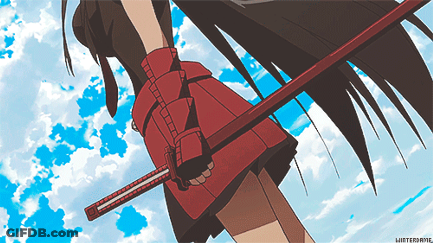Akame Hot Look GIF