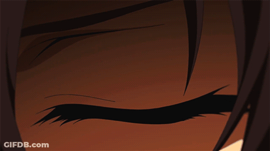 Akame Opening Her Red Eyes GIF