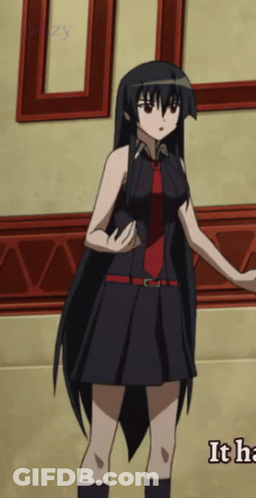 Akame Talking To Someone GIF