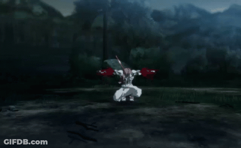 Akaza Running Fast GIF