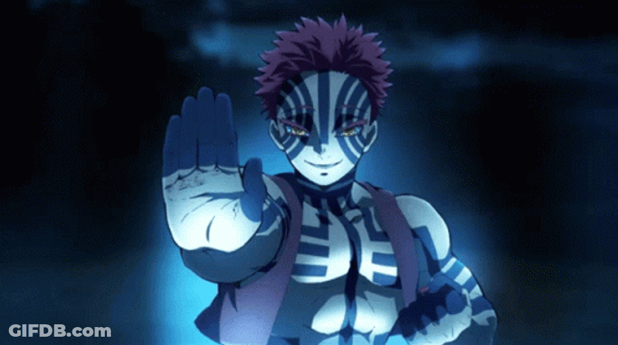 Akaza Wonder Hand GIF