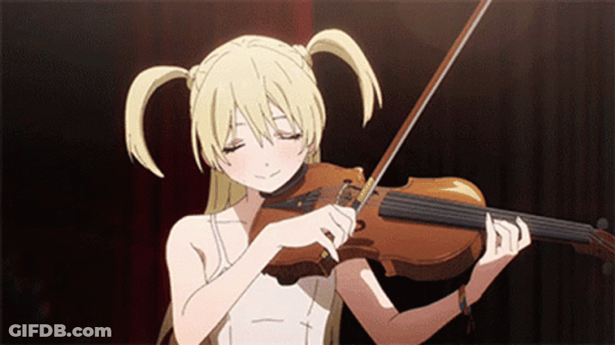 Akebi Chan Violin GIF