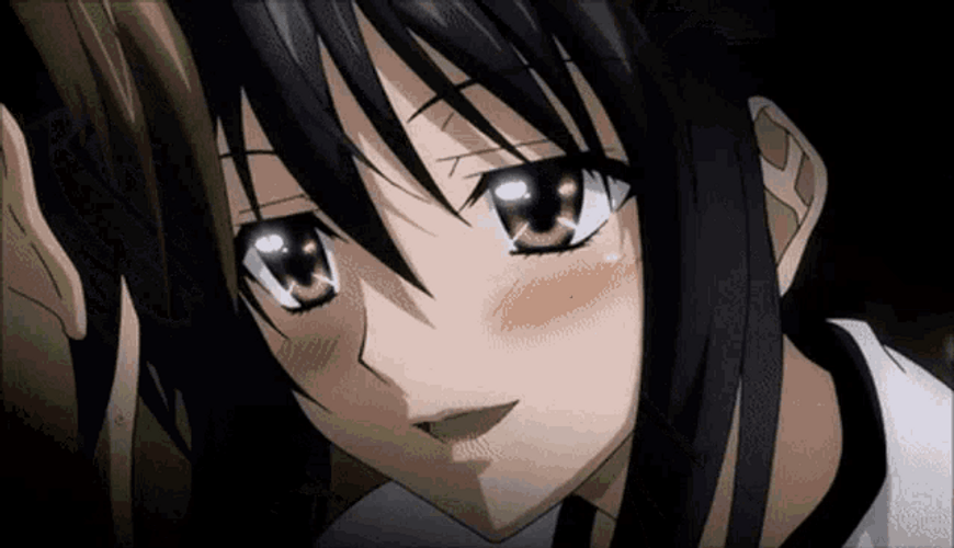 Akeno Himejima Sits On Top Of Issei GIF