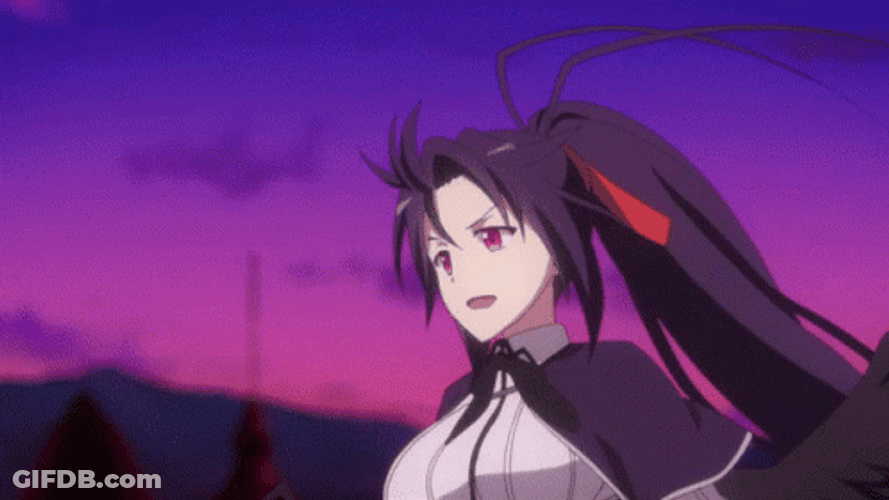 Akeno Himejima Sky Lighting Electricity GIF