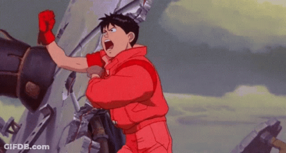 Akira Film Shotaro Kaneda Raging GIF