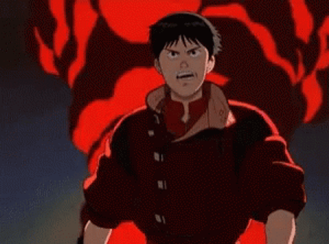 Akira Film Shotaro Kaneda Shocked GIF
