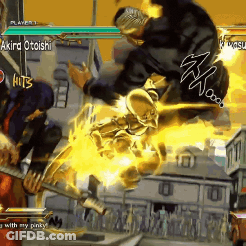 Akira Otoishi Playing Video Game With Pinky GIF