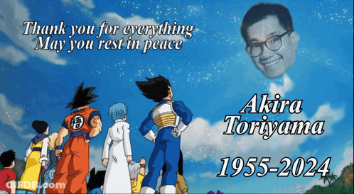 Akira Toriyama Born 1955-2024 GIF