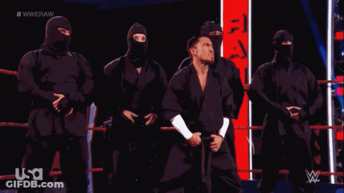 Akira Tozawa Is Standing In A Wrestling Ring GIF