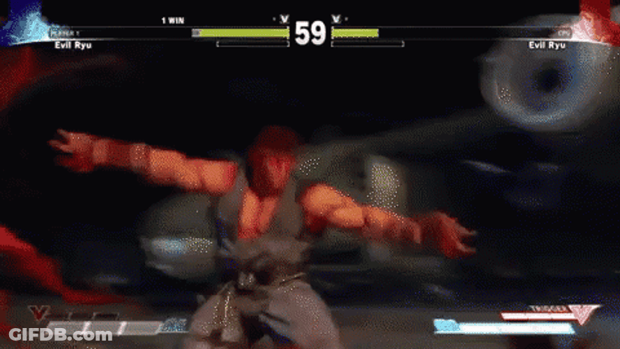 Akuma Almost  Winning A Fight GIF