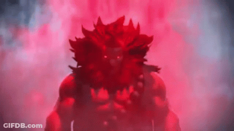 Akuma In Pink Smoke GIF