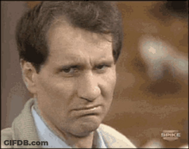 Al Bundy Can't Do About It Face GIF