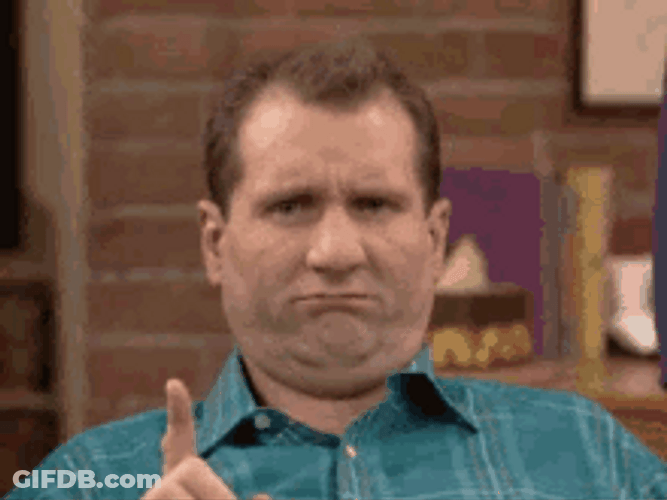 Al Bundy Getting Serious GIF