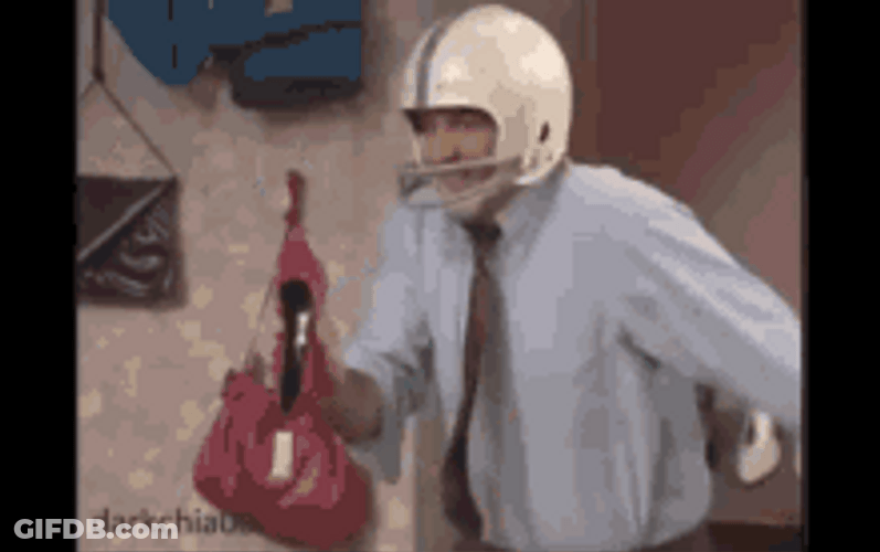 Al Bundy Rugby Player Tackles GIF