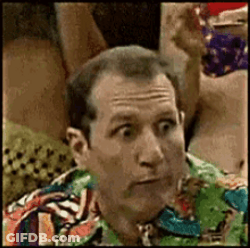 Al Bundy Surprised And Happy GIF