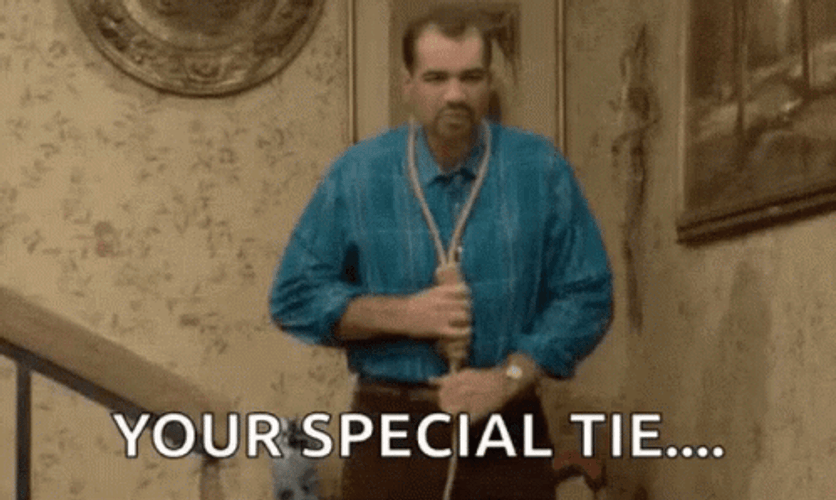 Al Bundy Your Special Tie Noose Meme GIF
