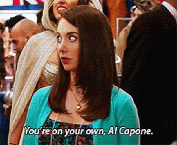 Al Capone Alison Brie GIF